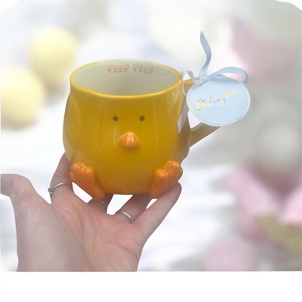 Yellow Ceramic chick Mug